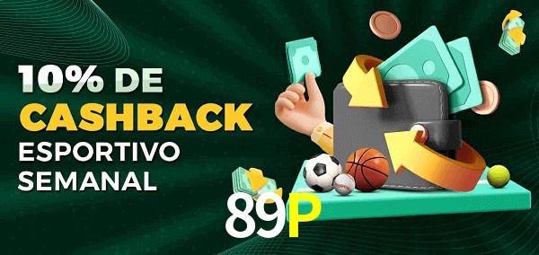 10% de bônus de cashback na 89P